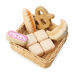 Role Play Wooden Food Groups in Wicker Baskets  hi\-res